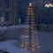 Edge Collections - 2' x 6' - White - LED Christmas Cone Tree for Indoor and Outdoor Decor - 1 Piece